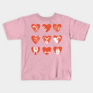 Heart Pups Kids T-Shirt